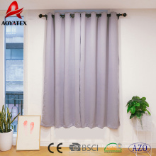 factory ready made home and hotel solid blackout window curtain